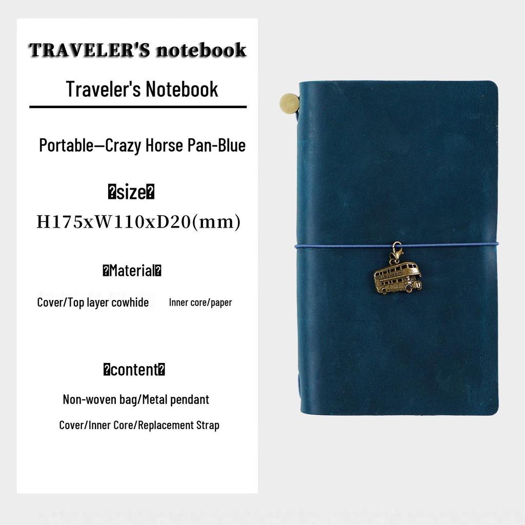 Diário de Viagem TN: Caderno Artesanal de Couro de Vaca Vintage