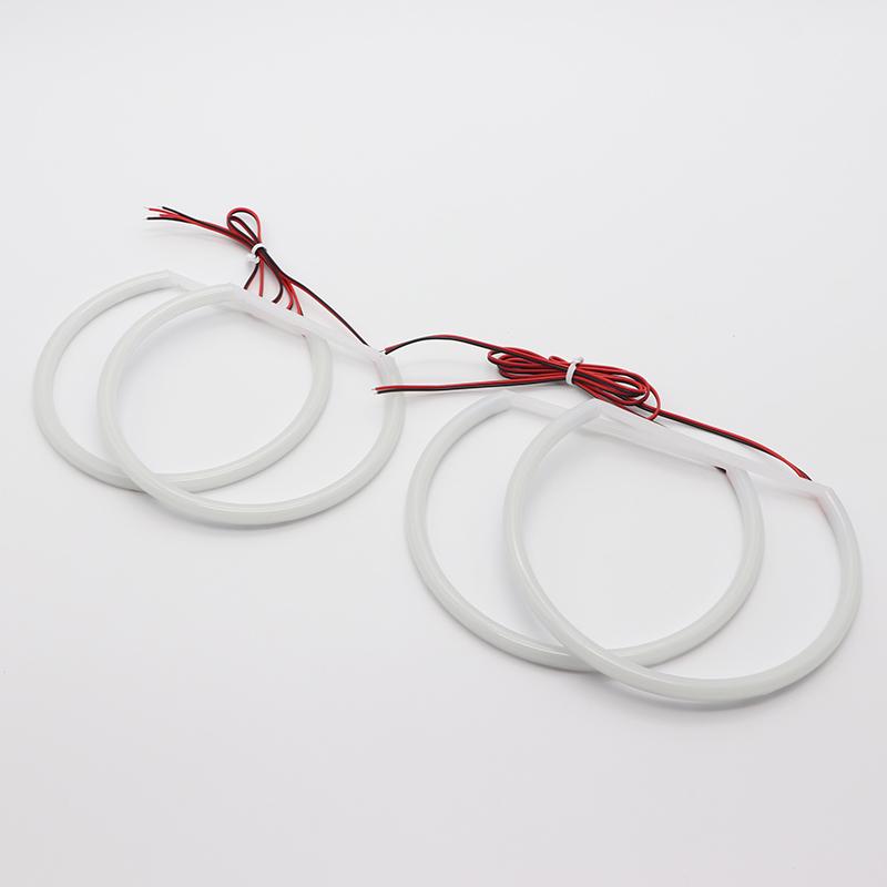 High Quality SMD Cotton Light Switchback LED Angel Eye Halo Ring Kit For BMW 3 Series E46 Compact 2001-2005 Car