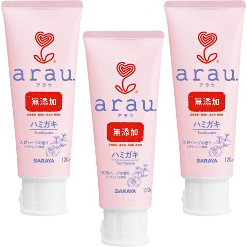 

Bulk Purchase: arau. Soap Toothpaste, Additive-Free, Natural Herbal Scent, 120g (Pack of 3)