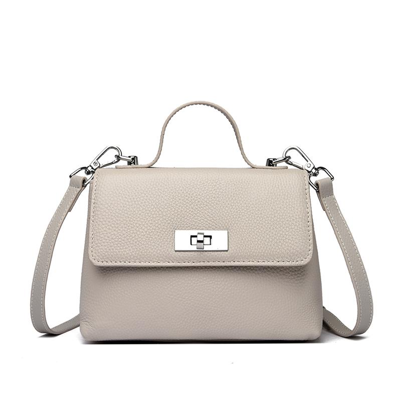 100% Genuine Leather Handbag Real Cow Leather Fashion Women Crossbody Bags Ladies New Luxury Design Shoulder Bag Female Purse