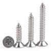 304 Stainless Steel Cross Countersunk Head Tapping Screws