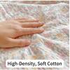 Exquisite Lace Crinkle Gauze Cotton Summer Quilt Skin-Friendly Washable Multi Size Bedding For Cozy Bedroom Summer Sleeping