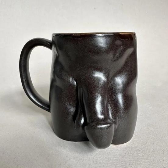 Unieke Koffiekop Grote Capaciteit Keramische Mok Handgemaakt Lekvrij Mok voor Warme Koude Dranken Humoristisch Cadeau voor Volwassenen Thuis Kantoor Gebruik