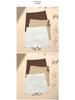 Nahtlose Eis-Seide Damen Zwei-in-Eins Sicherheits-Boxershorts, Atmungsaktive Grundfarbe Anti-Exposition Sommer-Unterhosen