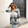 QICED Moda damska Casual Kolor Blok Nadruk Jesień Zima Długie Rękawy Kardigany