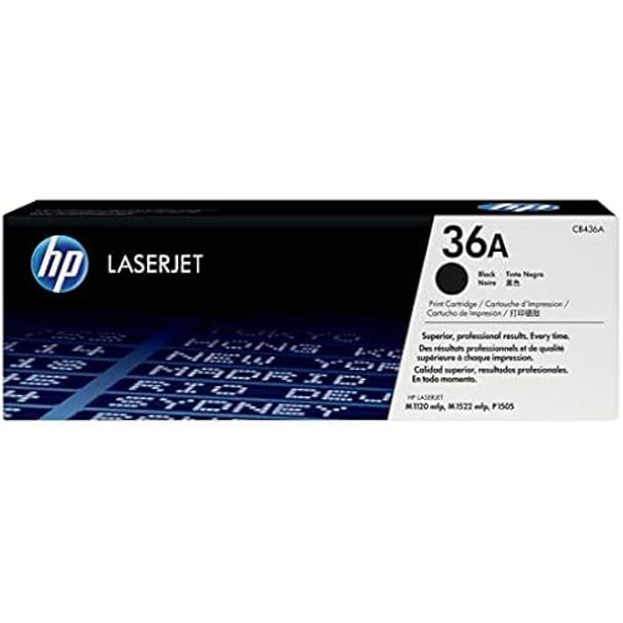 Cartouche De Toner - HP - 36A - Noir - Compatible LaserJet P1505/M1120MFP - 1500 Pages