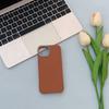 Plain Leather Soft Shell IPhone High-end Leather Case Suitable for Apple 16 Mobile Phone Case 15 Protective Case 14promax