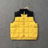 Unisex Trendy Color-Block Embroidered Down Vest