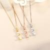Bamboo Necklace Women's Korean Niche Design Spring Small Fresh Japanese and Korean Women's Necklace