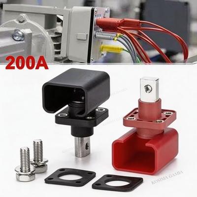 200A All-Copper Lithium Battery Energy Storage Terminal Battery Connector Battery Storage Terminal Post Energy Storage Connector