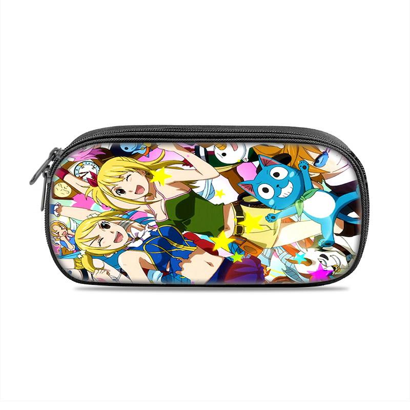 FAIRY TAIL Pen Case Cartoon Anime Printed Student Boys and Girls New Lightweight, Small, Large Capacity, Versatile