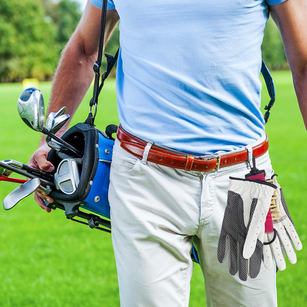 Golf-Handschuhe zum Aufhängen, Magic Tape, doppelseitiger Golf-Tee-Halter-Clip für den Außenbereich, tragbar zum Aufhängen, kann an der Balltasche oder Hose aufgehängt werden