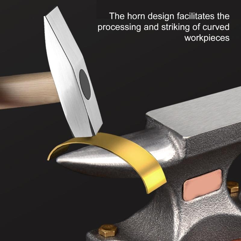 Handwerkliches Stahlamboss Für Metallarbeiter Juweliere Rutschfeste Ebenholzplattform Werkstatt-Grundausstattung für die Schmuckherstellung