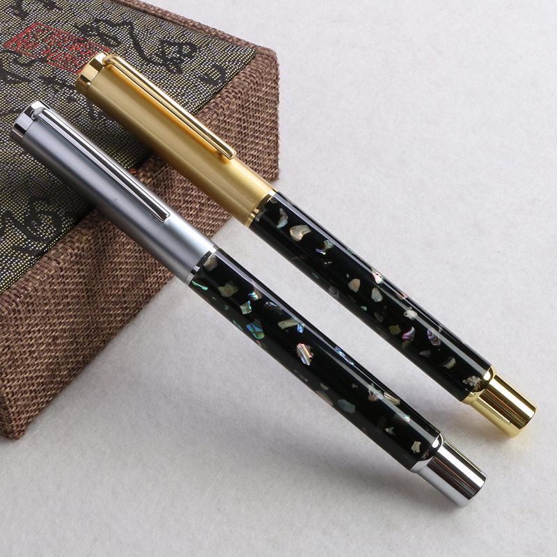 High-End Signature Pen Shell Pen Holder Gift Pen Creative Shell Engraving Ballpoint Pen Business Gift Pen Set Excellent
