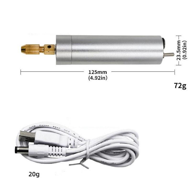 USB Cordless Drill Rotary Tool Rechargeable Mini Electric Drill Engraving Pen for DIY Crafts Resin Jewelry Wood Craft