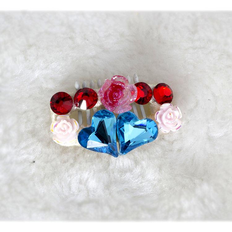 Rhinestone Pet Hair Clips for Dogs: Ideal for Yorkshire, Maltese & Shih Tzu
