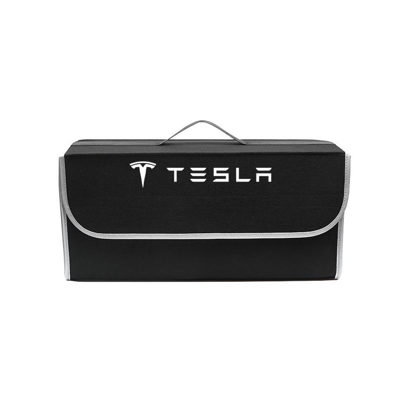 Car Trunk Organizer Bag Folding Tidying Box Storage Bins For Tesla Model 3 Model S Model X Model Y Cybertruck Roadster SpaceX