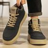 Men's High Top Causal Shoes Lace-up Comfor Men Sneakers Designer Non-Slip Ankle Boots Platform Men Walking Shoes Tenis Masculino
