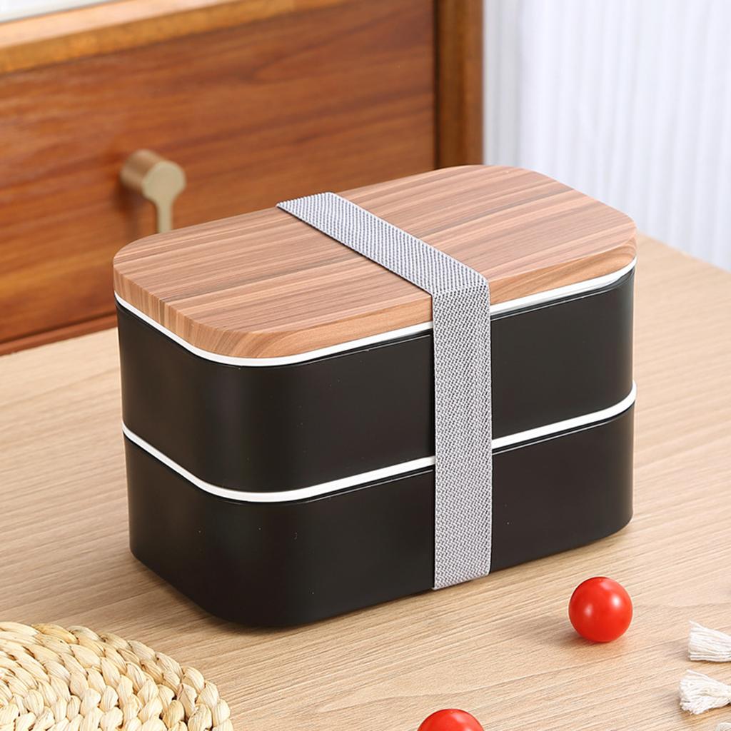 Adult Lunch Box Set Leakproof Microwave Bento Box for Fishing Picnic