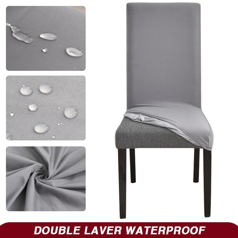 Waterproof Dining Chair Cover Stretch Dining Chair Slipcover Removable Washable Chair Protector Suitable for Home/Hotel/Banquet