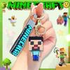 Keychain Backpack Pencil Case DIY Accessories PVC Soft Rubber Decorative Keyring