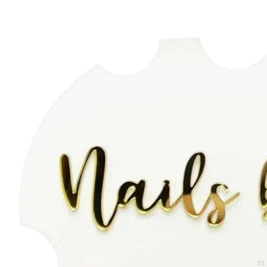 Acryl Nail Art Foto Requisite Tech Requisiten Modern Vielseitig für Maniküre Fotos Tragbares Display