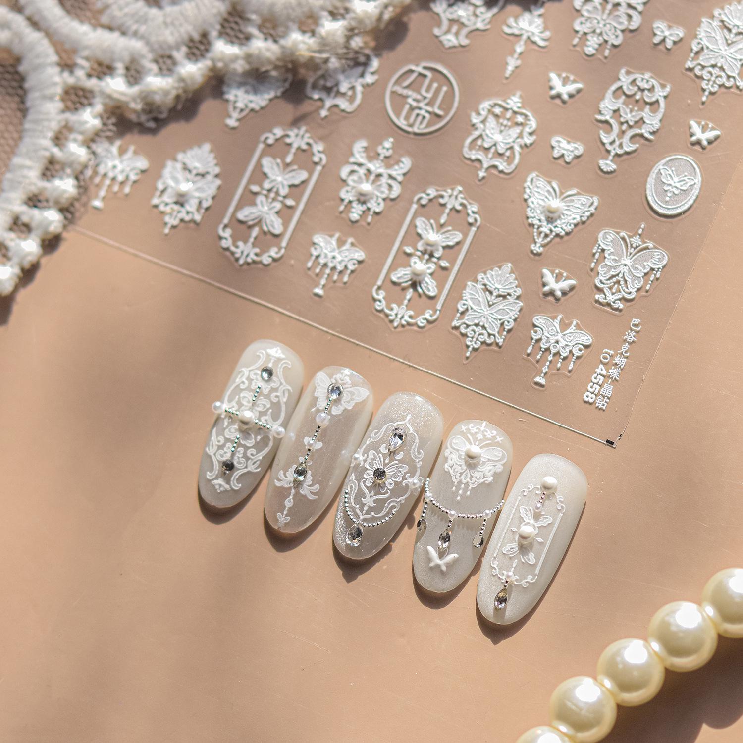

Tomoni Crystal Nail, Phone Case, Children s Nail, & Baroque Butterfly Jewelry Stickers