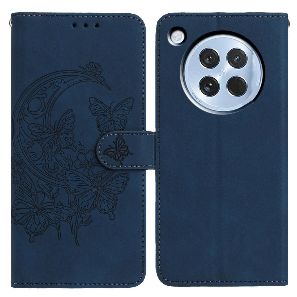 For Oppo Find X8s 5G Case Butterfly Flower Imprinted PU Leather Wallet Stand Phone Cover