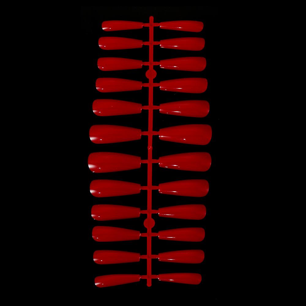 24 Stück/Set Acryl Maniküre Vollabdeckung Sarg Falsche Nägel Ballerina Nägel Falsche Nägel Nagelspitzen