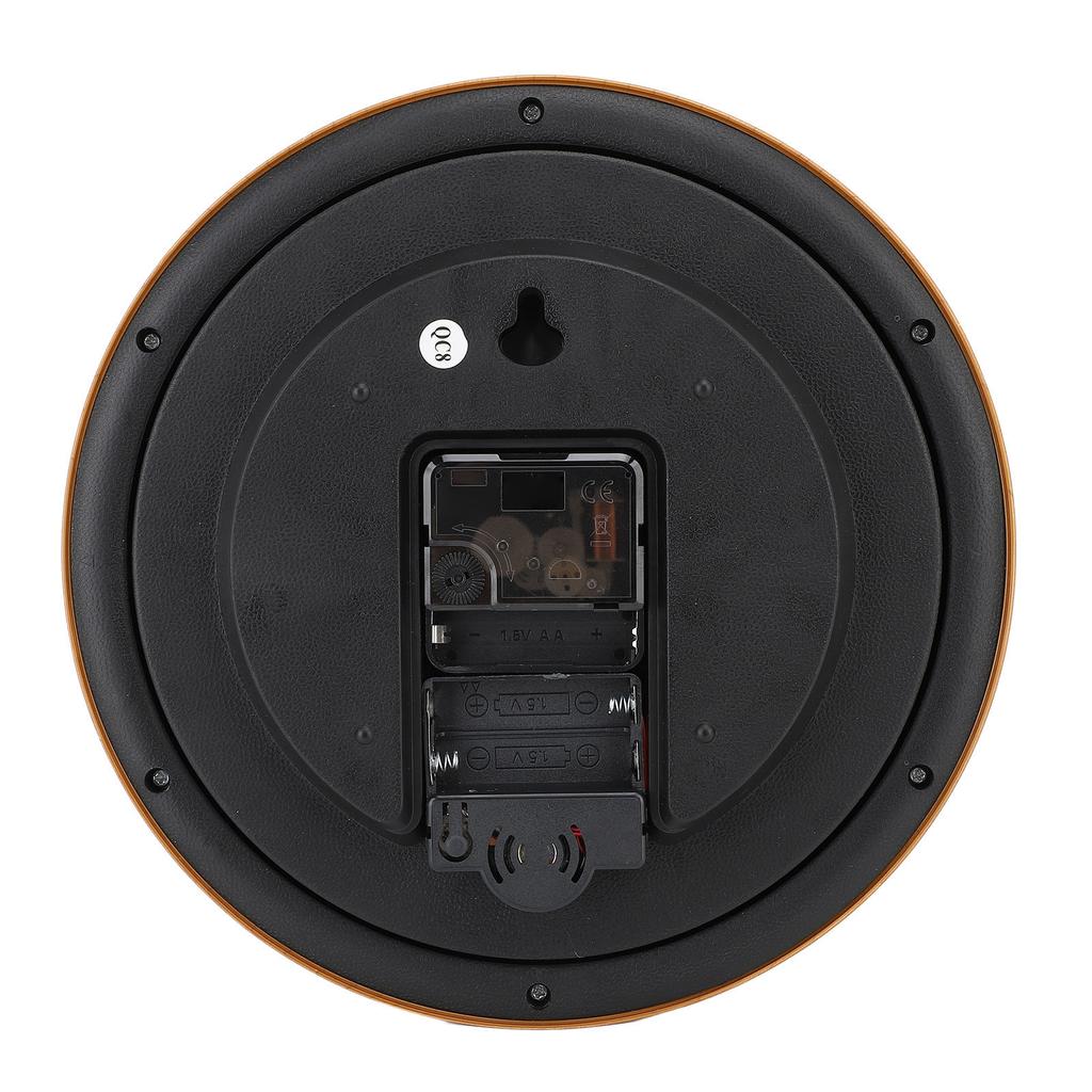 10 Inch Wall Clock Multipurpose Cuckoo Round Silent Punctual Bird Calls Christmas Music Indoor Wall Clocks for Living Room