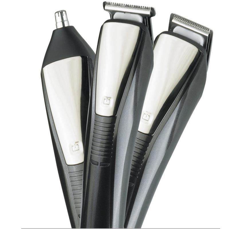 Men's Cross-Border Nose & Bald Hair Trimmer Set with Electric Clippers