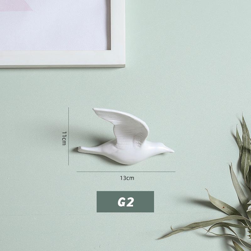 3D keramičtí ptáci závěsný přívěsek na stěnu domácí ozdoby dekorace pozadí TV řemesla závěsná dekorace obývacího pokoje ruční práce