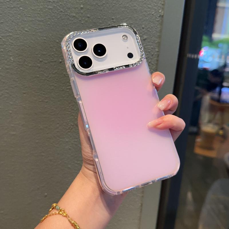 

Color-Changing Rhinestone Soft Case for iPhone 17/16 Pro Max, High-End Feel 17