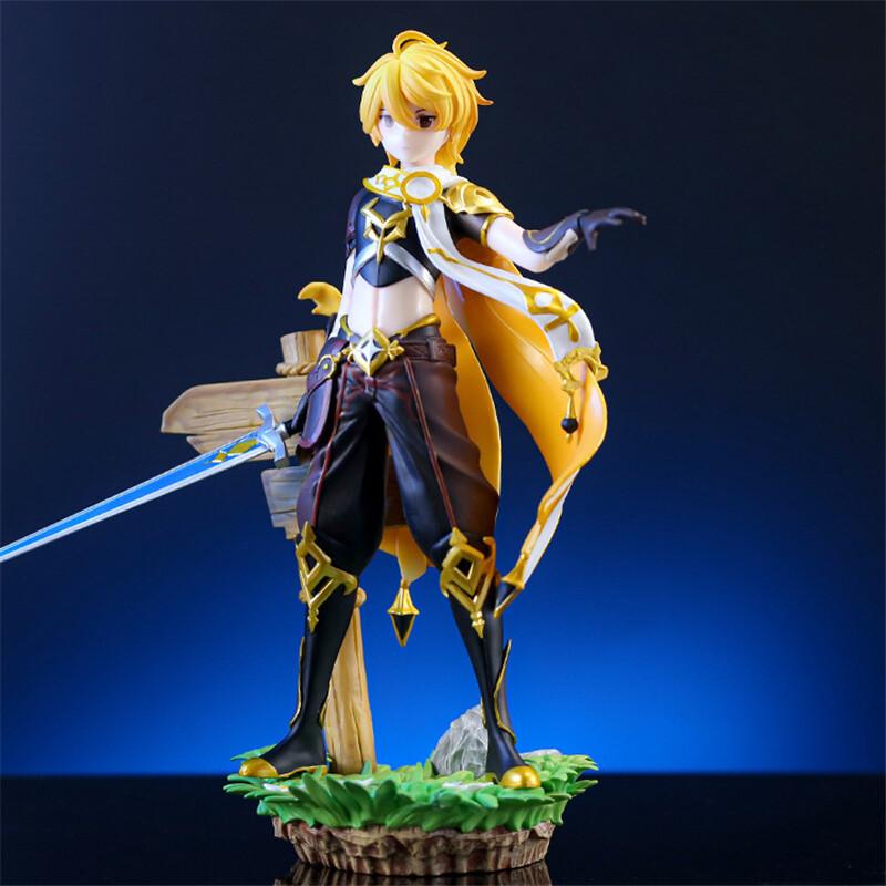 

Аниме Genshin Impact Lumine Aether Рисунок 1/7 Масштаб Коллекционная модель игрушки куклы Aether