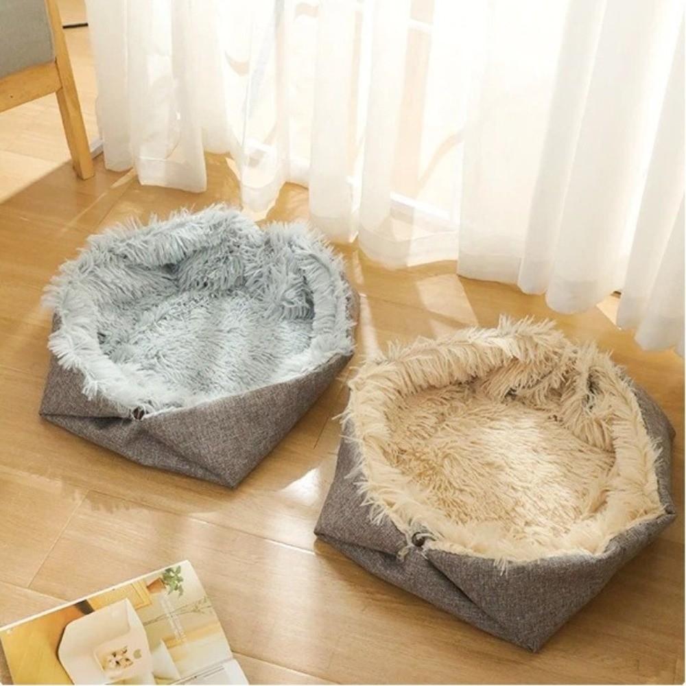 Warm Plush Cat Bed Dual-use Cat Mat Soft Pet Mat  Cat