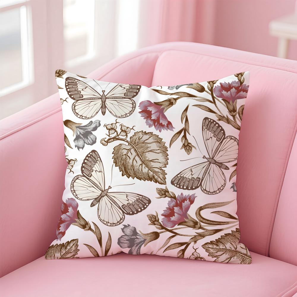 Art WWilliam Morris Cushion Cover Pillow Case Soft Skin Friendly Fabric Comfort  Concealed Zipper