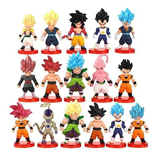 Set di Action Figure RSINC 4 Pezzi Dragon Ball Z Giocattoli per Bambini Giocattolo Animee di Dimensioni 7CM B0CNX8NL3L