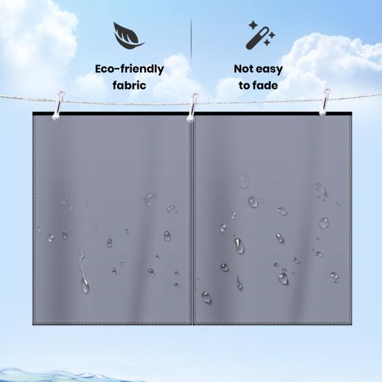 Car Side Window Sunshade Cover Double Layer Car Privacy Curtain Strong Magnetic Adsorption Simple Installation UV-Proof Auto Windshield Sunshade