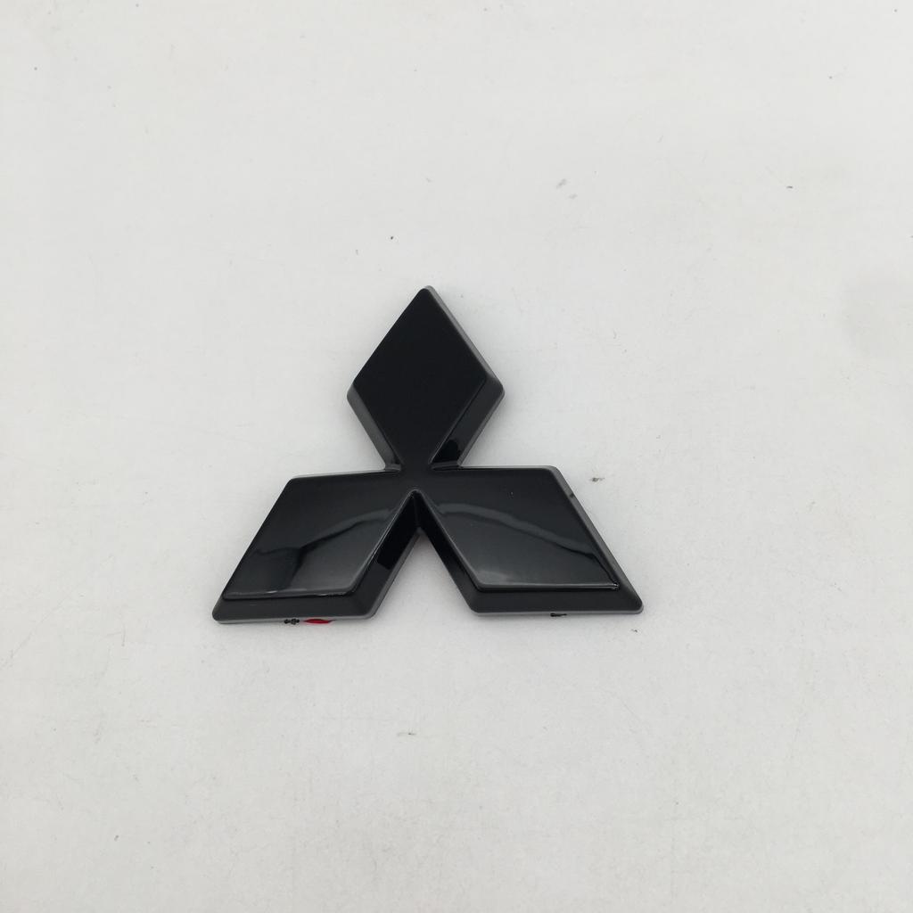 Cykzsh1 1pcs ABS 50mm 47mm for Mitsubishi Car Emblem Steering Wheel Center Badge Steer Sticker Decal Styling Auto Accessories