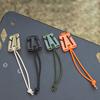 5Pcs Tactically Elastic Buckle Carabiner Clip Storage Ribbon Clip Backpacks Buckle Clamps Carabiner Attachments Clip