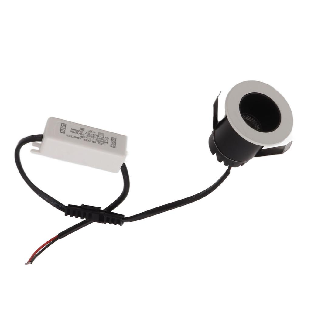 Einbauspots 3W Decken-Downlight Aluminiumlegierung Wärmeableitung LED-Strahler 85-265V für Zuhause Hotel