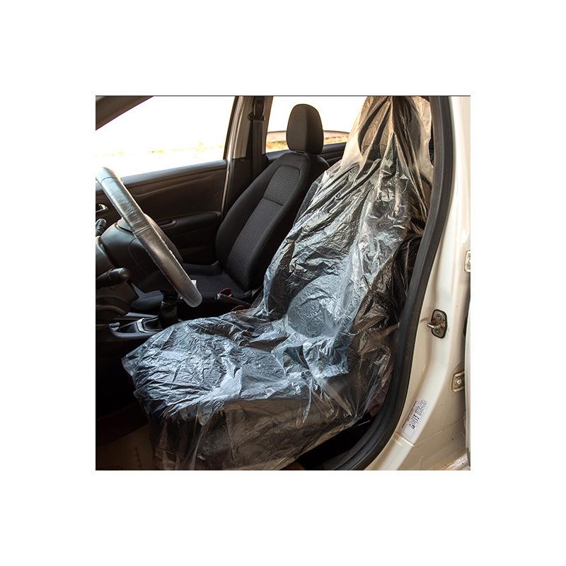 50/100 Pieces Disposable Plastic Car Seat Covers Protective Covers for Beauty Repair Waterproof Universal  Taxi Accessories