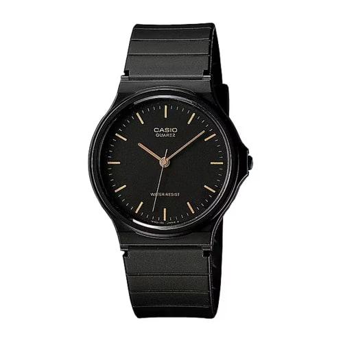 

Casio MQ-24-1EL Analog Watch with Urethane Strap, Unisex, Black and Gold, Overseas Model