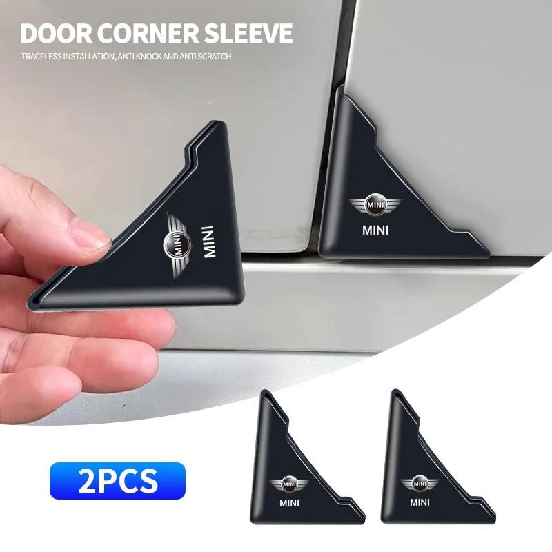 2Pcs Car Door Corner Anti-collision Protection Sticker for BMW MINI F55 F56 R60 R59 R58 WORKS One Cooper JCW R57 R56 R55