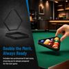 2PCS Rigid Frame Triangular Ball Frame Triangular Shape 9 Ball Frame  Billiard Practice