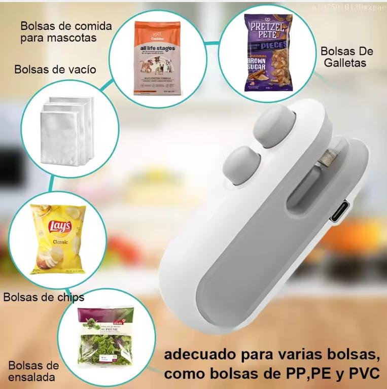 Xiaomi Mini Heat Bag Sealing Food Packaging Heat Sealer Machine Package Sealer Bags Plastic Food Sealer Clip Bag Handheld Sealer