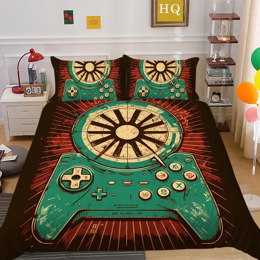 3D Game Console Printing Bedding Set Cover Bedspreads Single Size High Quality Fashion Home Textiles