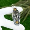 Natural Turritella Agate Gemstone Jewelry 925 Sterling Silver Pendant For Women