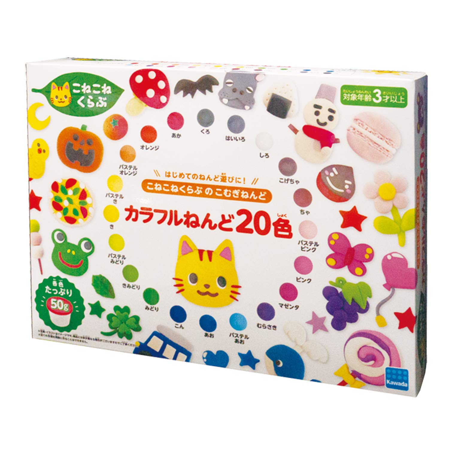 

Kawada Konekone Club Colorful Clay 20 Colors NKC-05