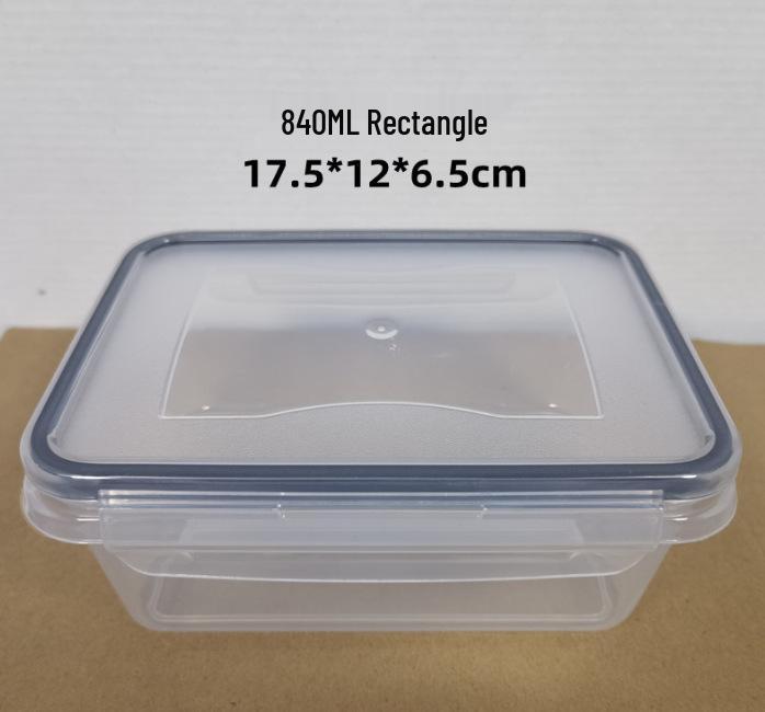 26dílná vzduchotěsná plastová sada nádob na potraviny s víčky - Nepropustná, průhledný organizér do lednice